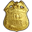 Gold Detective Badge