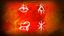 When the symbols turn crimson