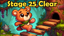 25 levels completed