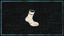 In socks alone
