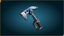 Axe in face!